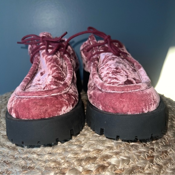 Free People Convertible Velvet Oxfords - Picture 8 of 11